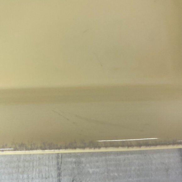 Taste of Home Entertaining Yellow Brown Edge Large Rim Ceramic Serving Tray - Picture 16 of 16